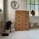 Craft furniture with drawers shell handles