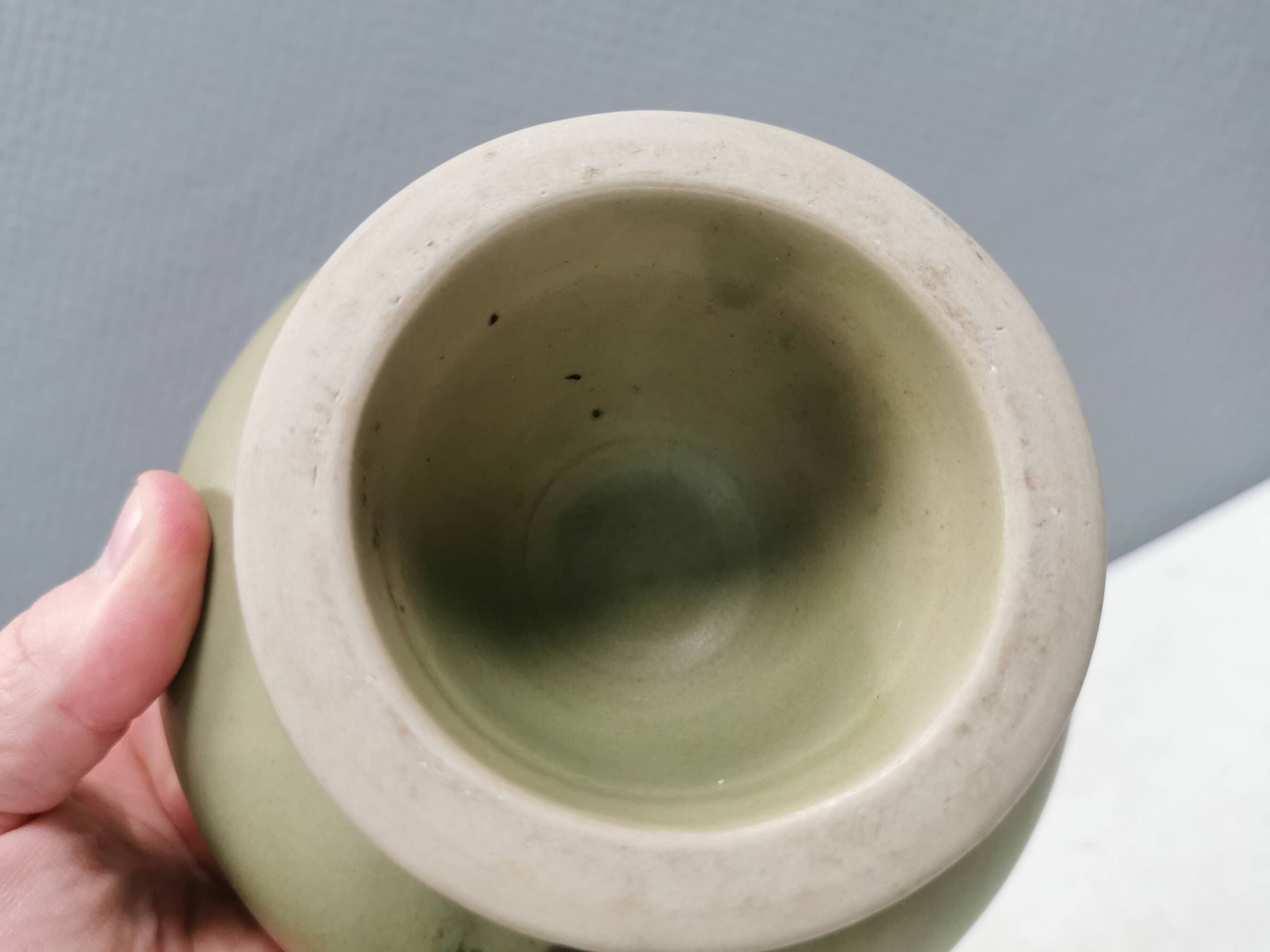 A ceramic stand/fruit bowl, Denmark, estimated 1990s.