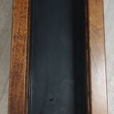 Solid wood planter with two trays on wheels