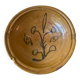 Ancien plat en terre cuite vernissée