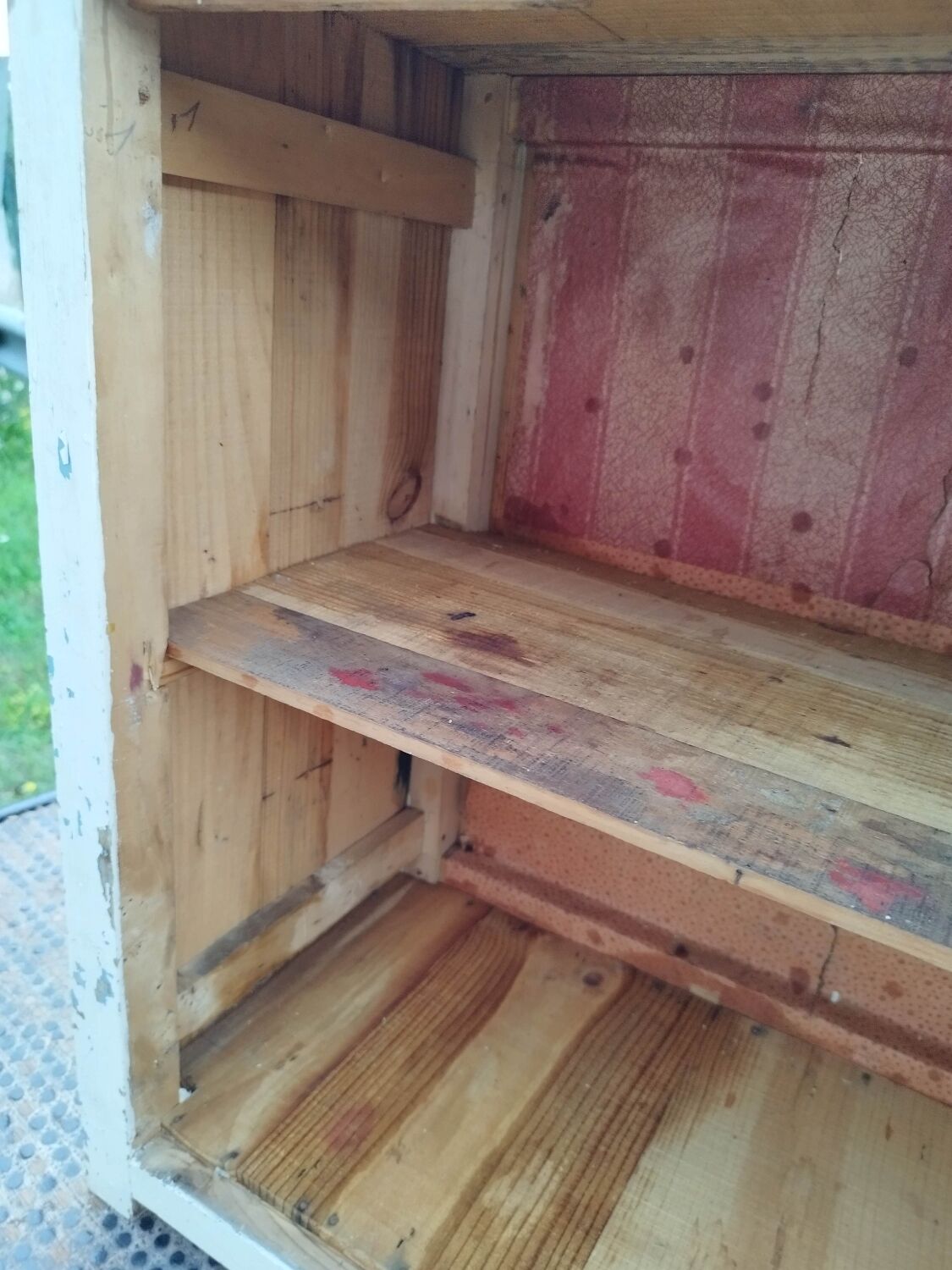 Old glass cabinet pharmacy cabinet