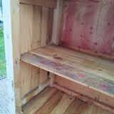 Old glass cabinet pharmacy cabinet