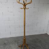 Baumann honey-colored parrot coat rack, 1970