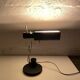 Black desk lamp by Oskar Immerschied for PGH Metalldrücker Halle