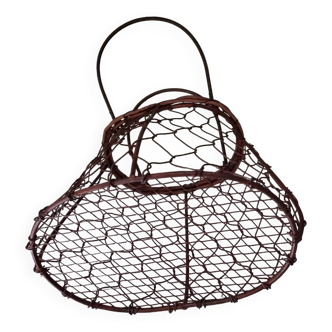 Vintage iron basket