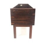 Scandinavian indoor planter in rosewood, Sweden, 1960.