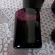 6 gobelets verre couleur aubergine