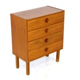 Teak chest of drawers, Sweden, 1960