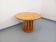 Vintage Scandinavian round dining table Rainer Daumiller in pine.