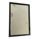 Antique patinated brass mirror 24x38cm