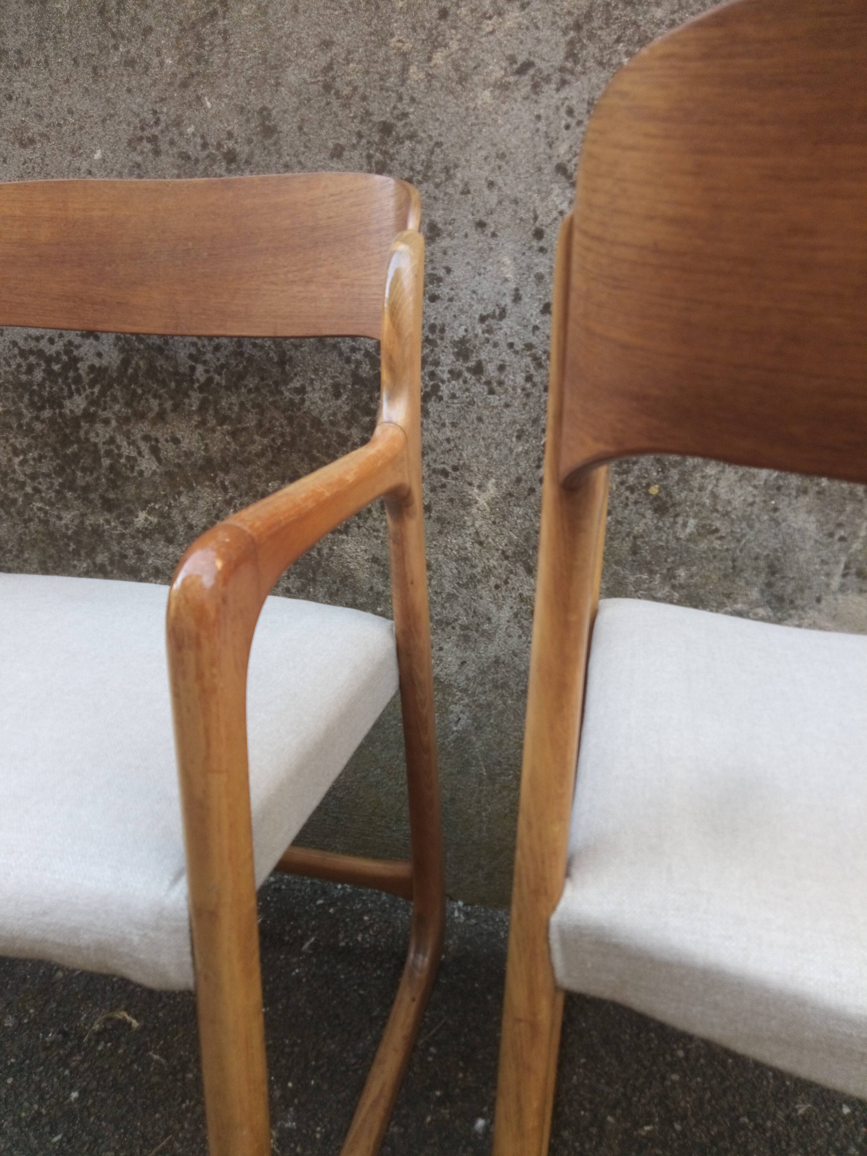 Pair of Baumann armchairs 1960