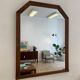 Large wooden mirror