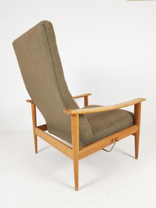 Fauteuil Danois Vintage Ajustable | fauteuil relax vert