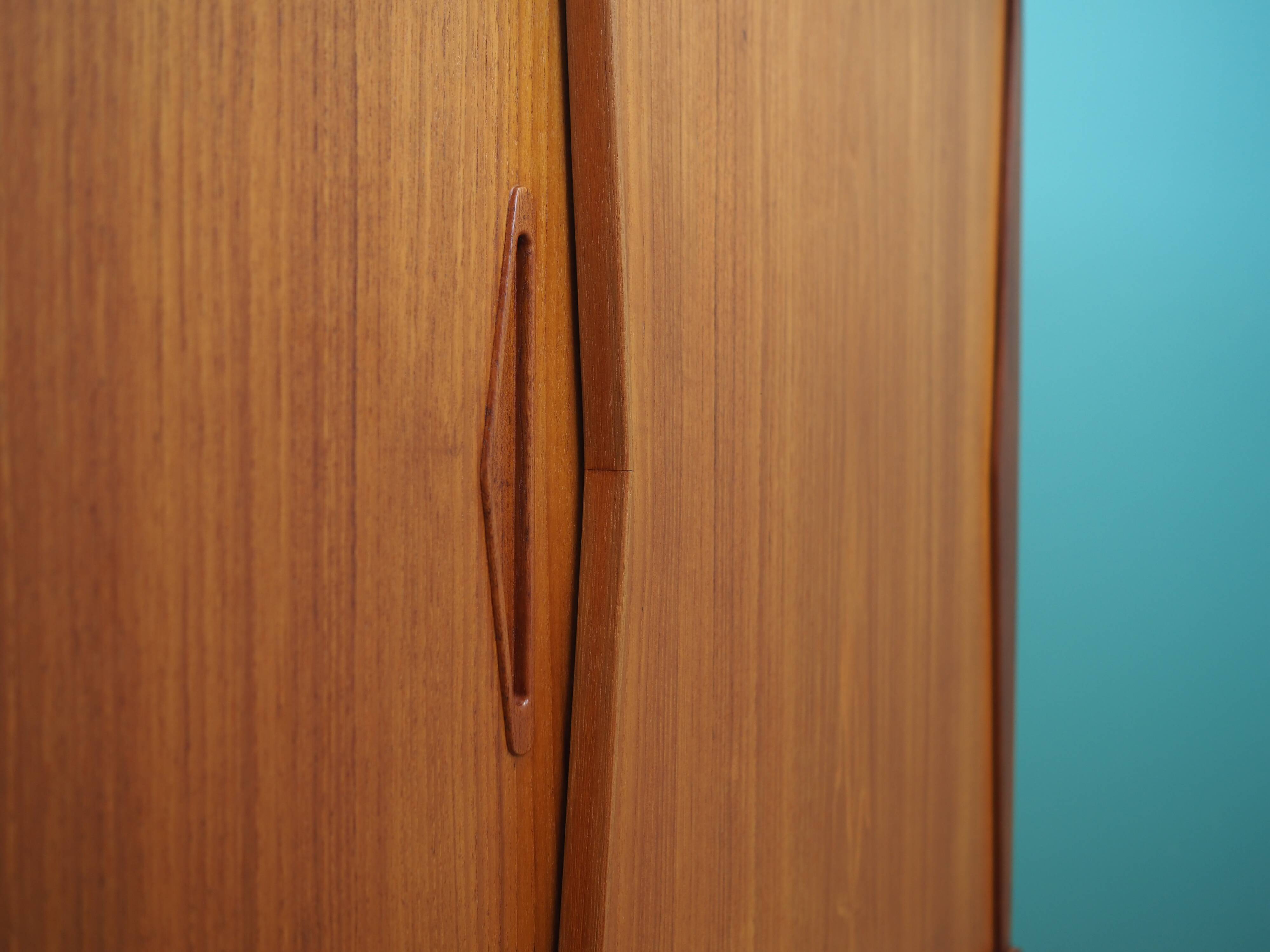 Teak highboard, Danish design, 1960s, production: Denmark