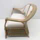Mid-century Modern Italian Rattan and Wicker Two Armchairs and Sofa, 1970s