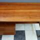 Scandinavian style wood desk 1960s