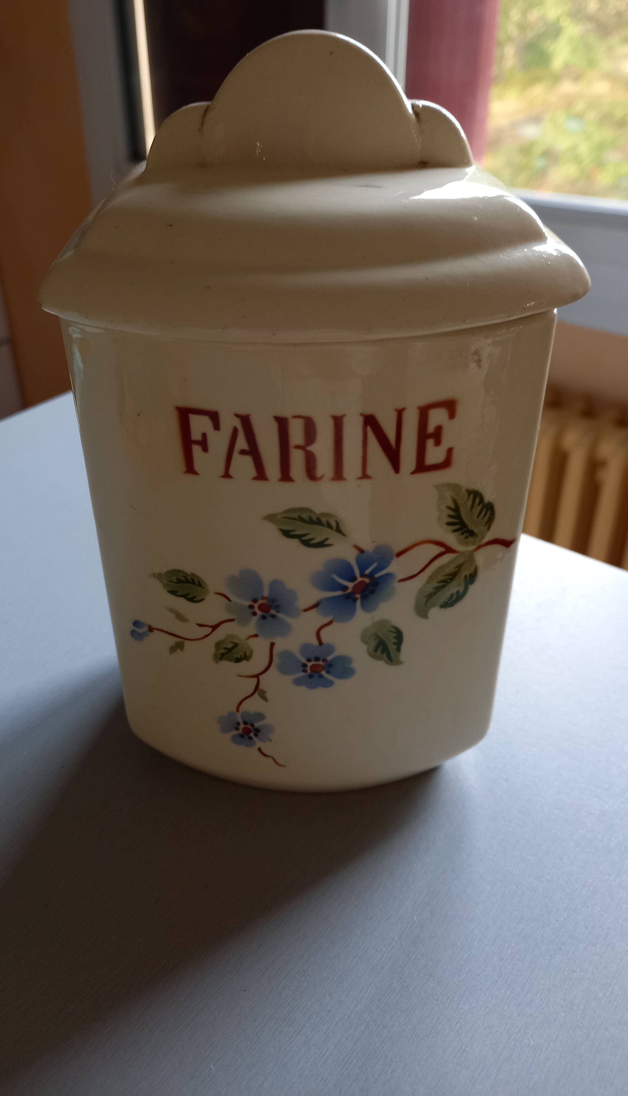 Vintage flour pot