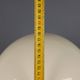 Murano glass table lamp by Nason, Birillo metal, Space Age design 1970.