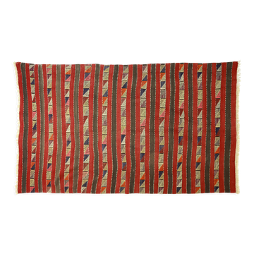 Anatolian handmade kilim rug 260 cm x 160 cm