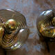 Pair of large wave lights by Koch & Lowy for Peill Putzler 1970s