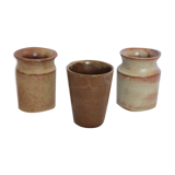 Lot of 3 ceramic pots