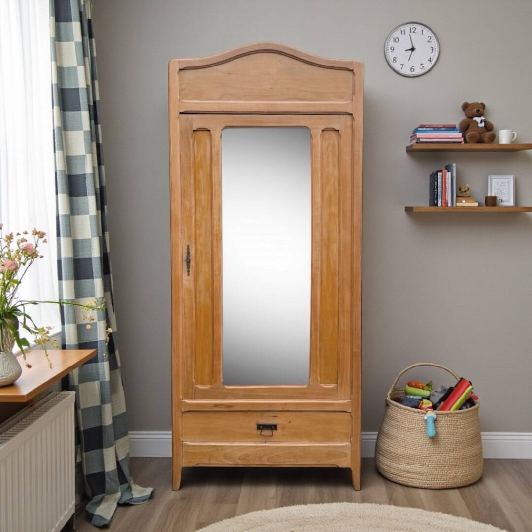 Armoire parisienne art déco miroir biseauté 1920