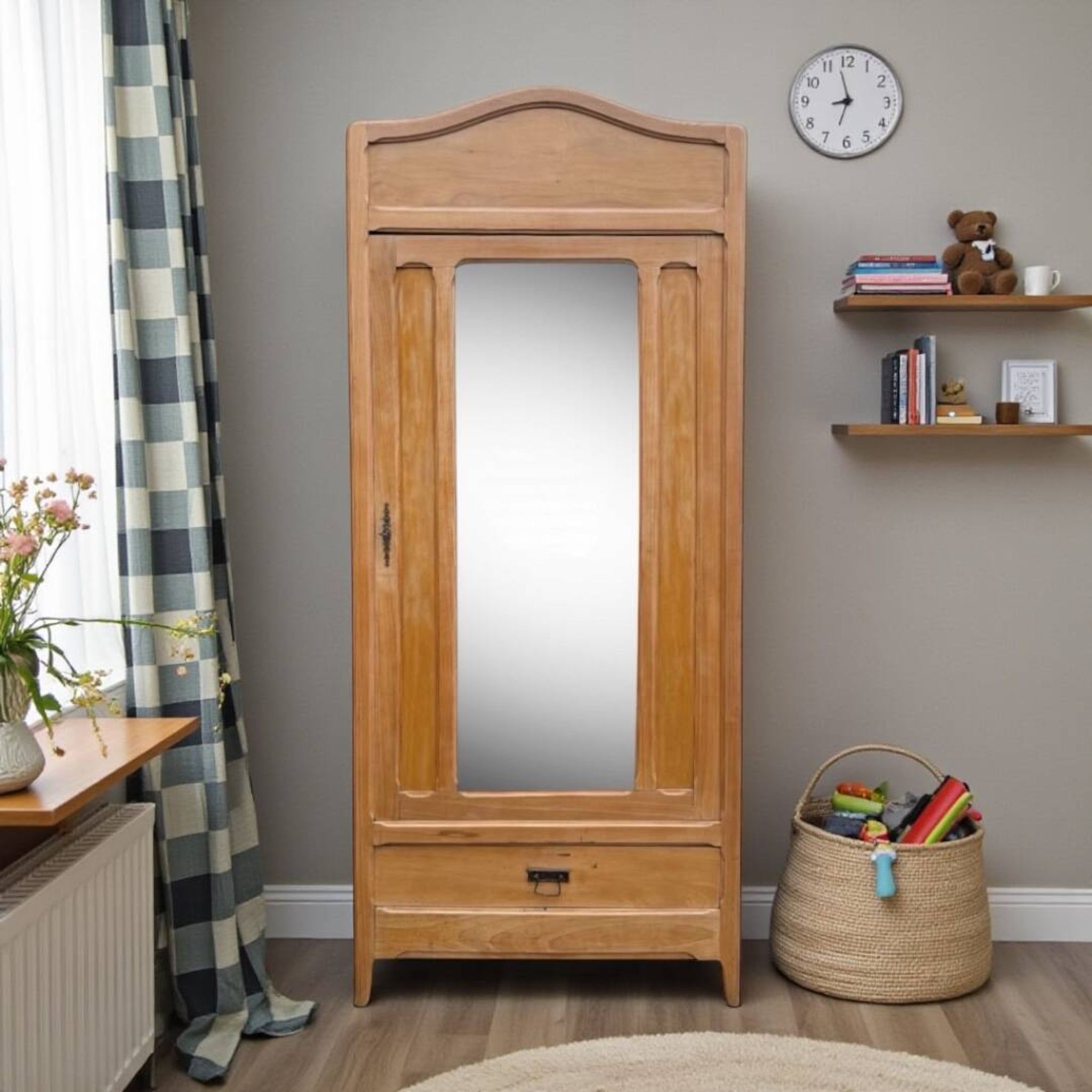 Armoire parisienne art déco miroir biseauté 1920