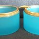 Paire de cendriers V.N.C. « Opaline de Venise »–Murano, Italie, années 1970