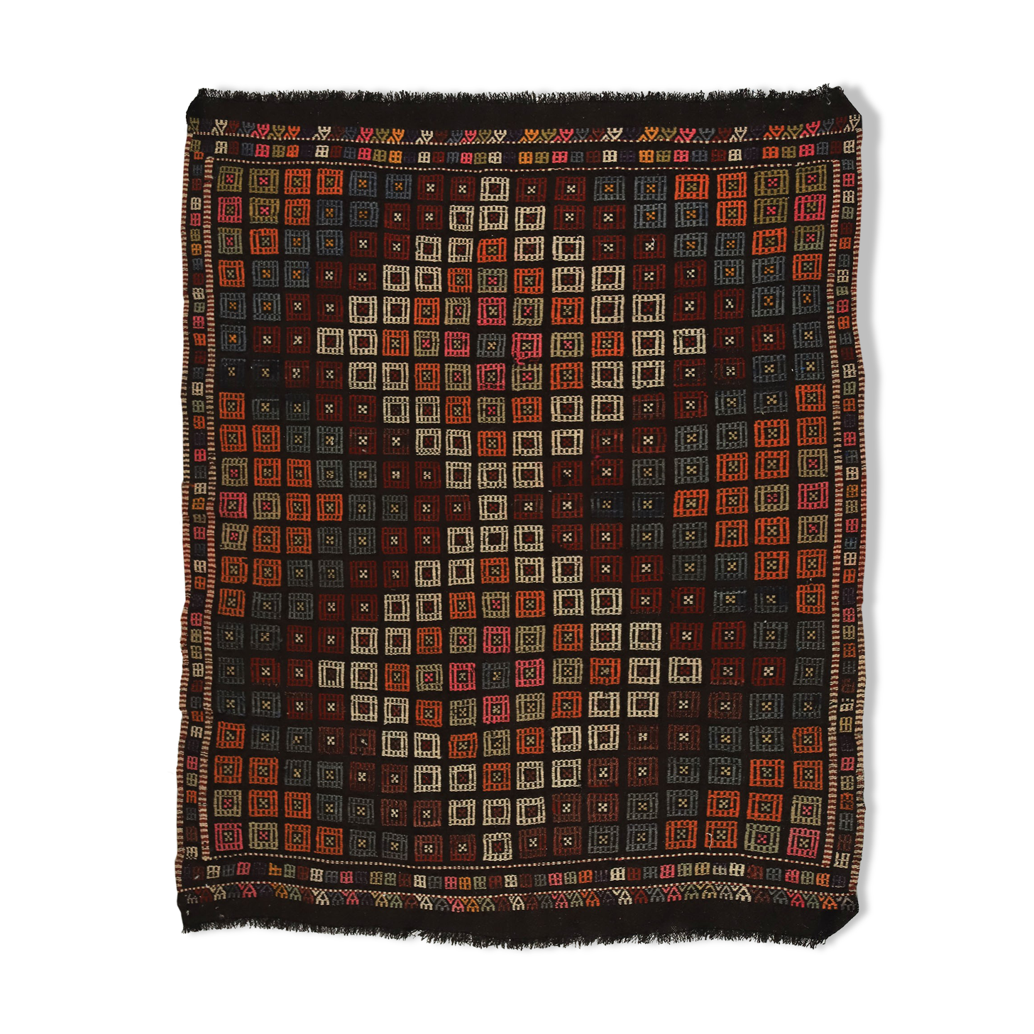 Anatolian handmade kilim rug