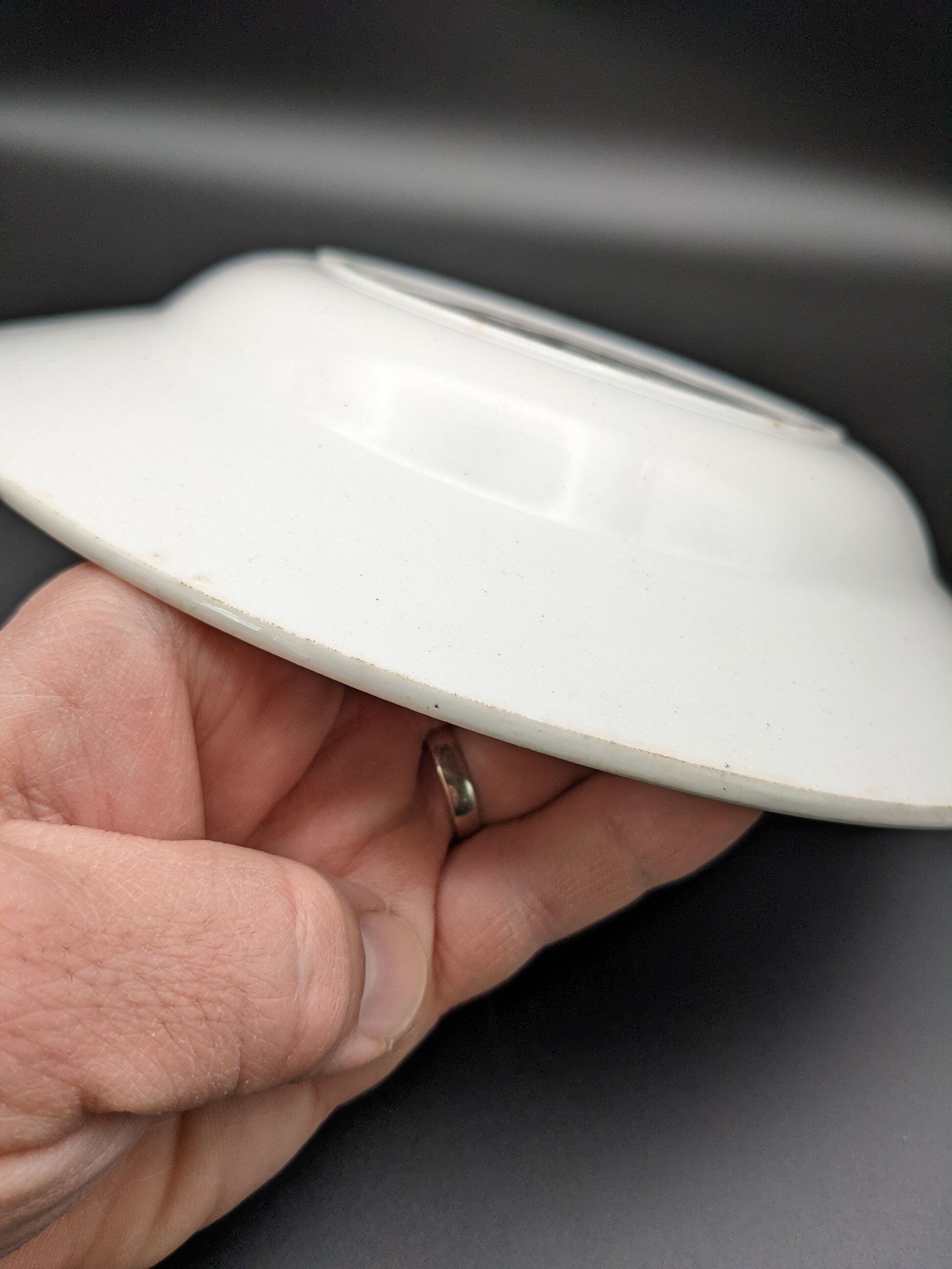 Set of 4 hollow plates Moulin des loups Orchies Hamage model Pantin vintage