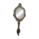 Face à main miroir vintage 12x31cm