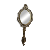 Face à main miroir vintage 12x31cm