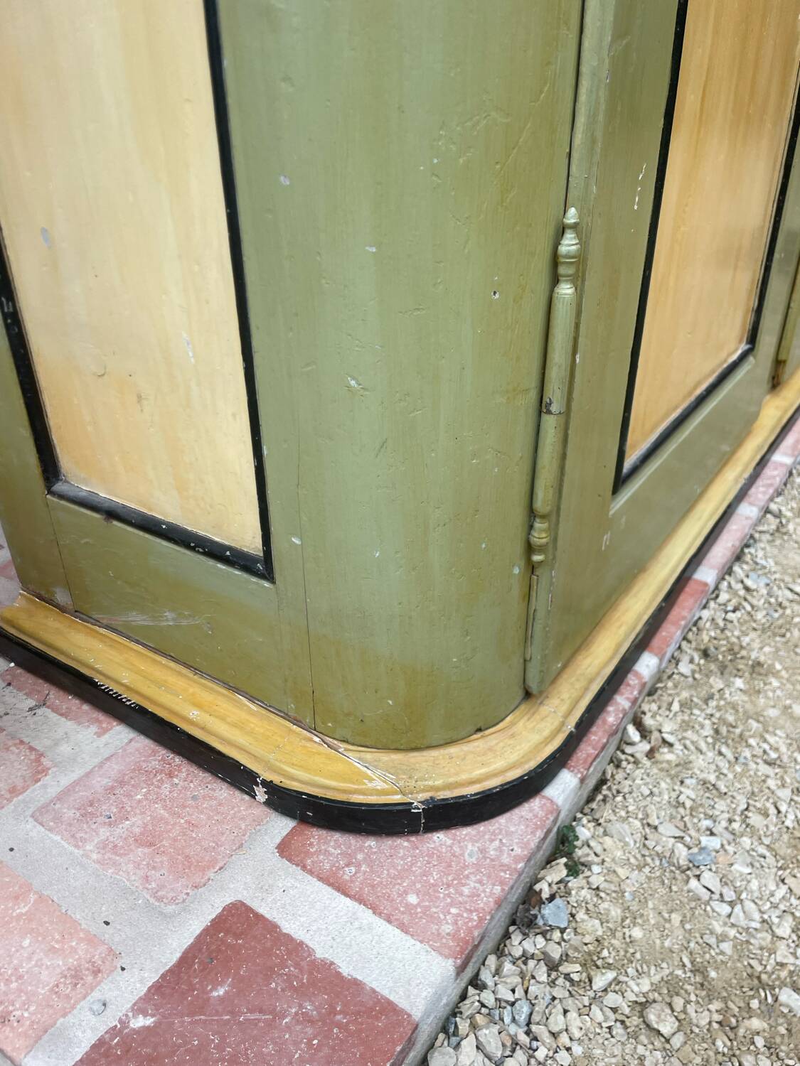 Large antique wardrobe
