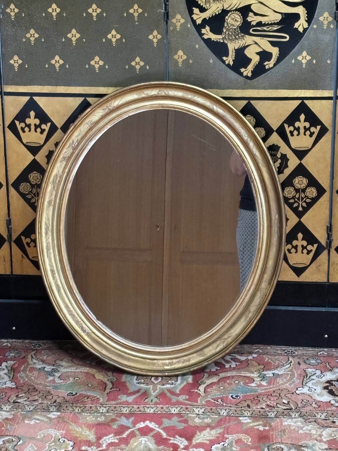 Louis philippe oval mirror