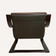 A leather lounge poäng chair by noboru nakamura for ikea, 1970s