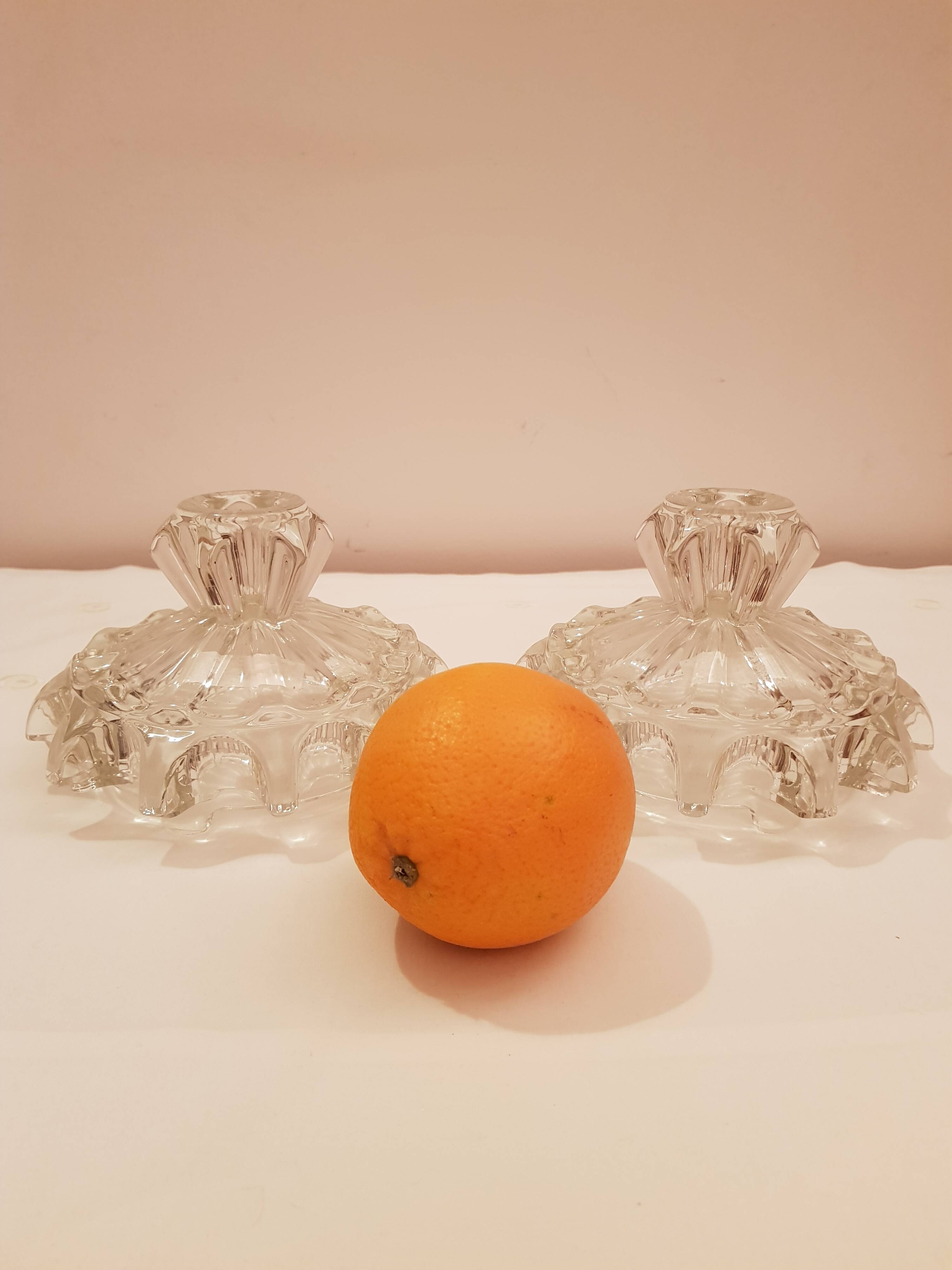 Pair of Art Deco candlesticks