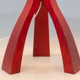 Space age floor lamp with tripod base (Germany, 1970s).