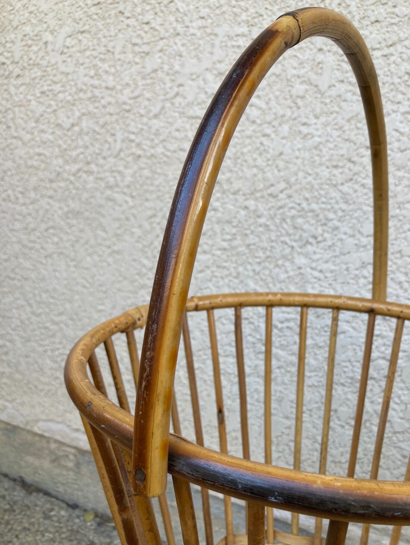 Vintage rattan worker