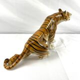 Ceramic tiger signed Royal Dux