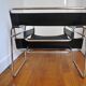 Wassily B3 leather armchair by Marcel Breuer Made in Italy 1970