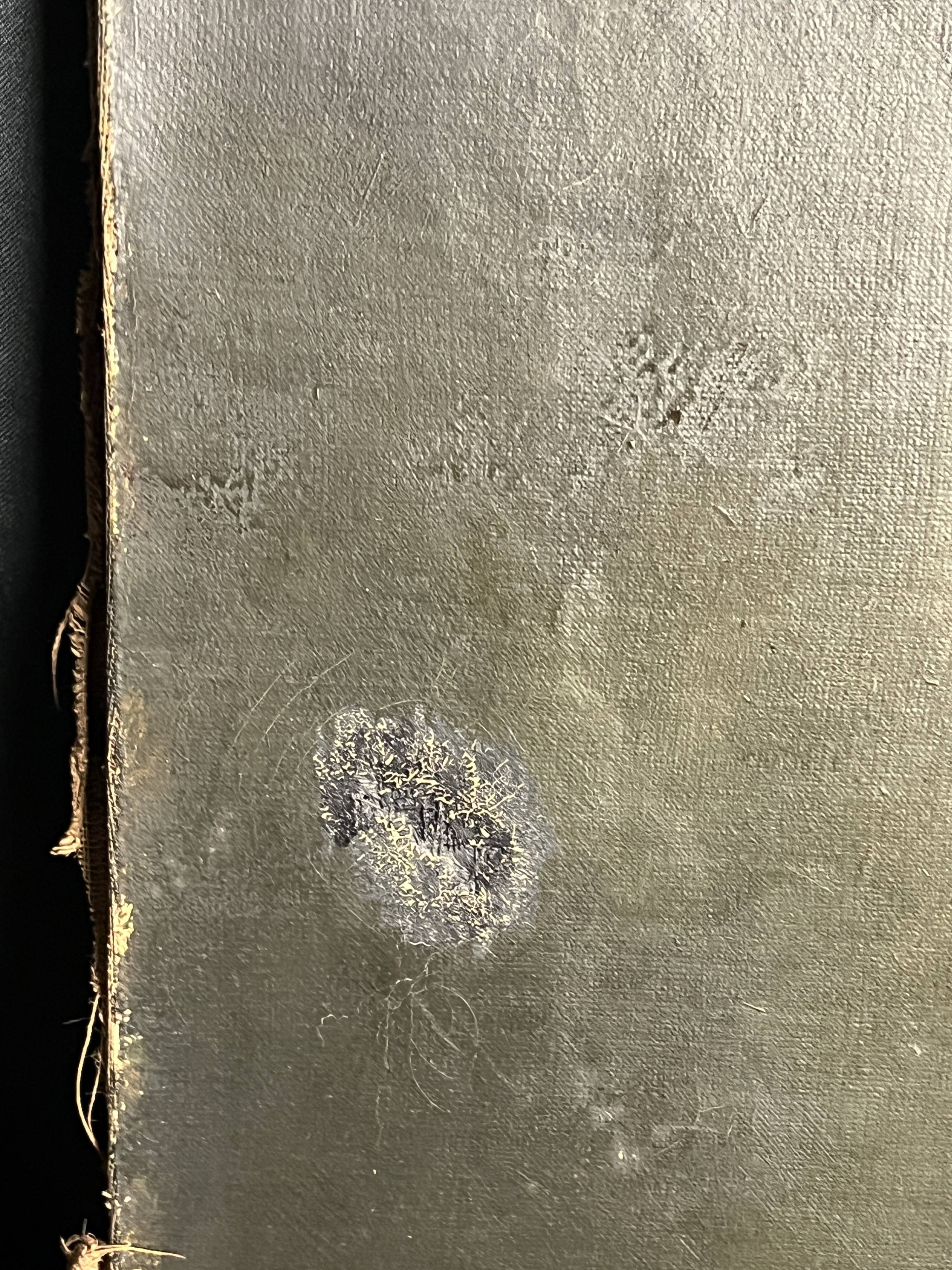 Huile sur toile portrait ancêtre signé A. Juliard daté XIXème