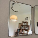 Triptyque de barbier avec miroir grossissant 24x19cm