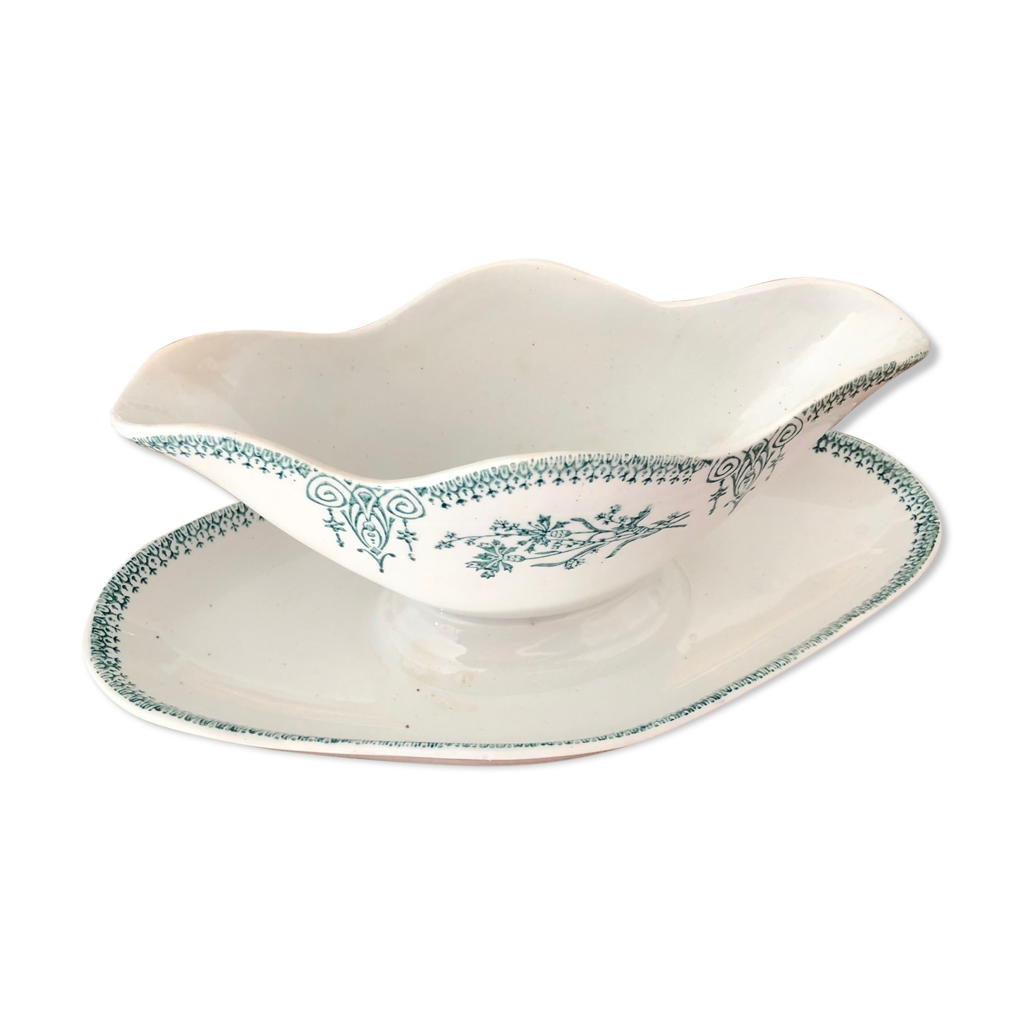 Sausage on saucer Saint-Amand