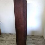 Old double curtain file cabinet