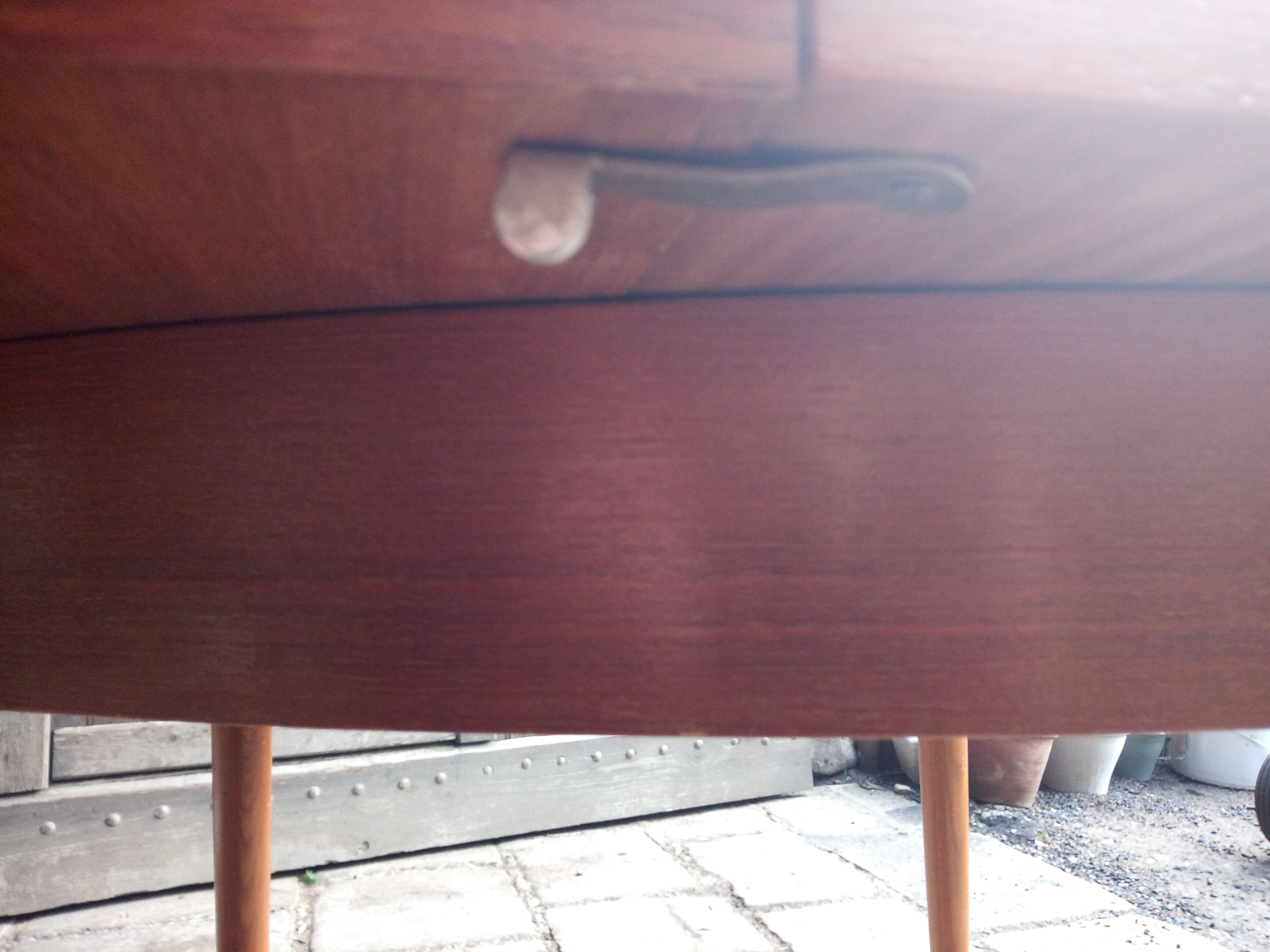 Round table expandable vintage