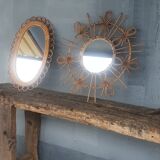 Rattan Mirror 62cm