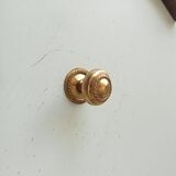 Vintage furniture knob in gilded brass