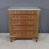 Mahogany Chiffonnière Commode, Louis XVI style – Mid 20th century