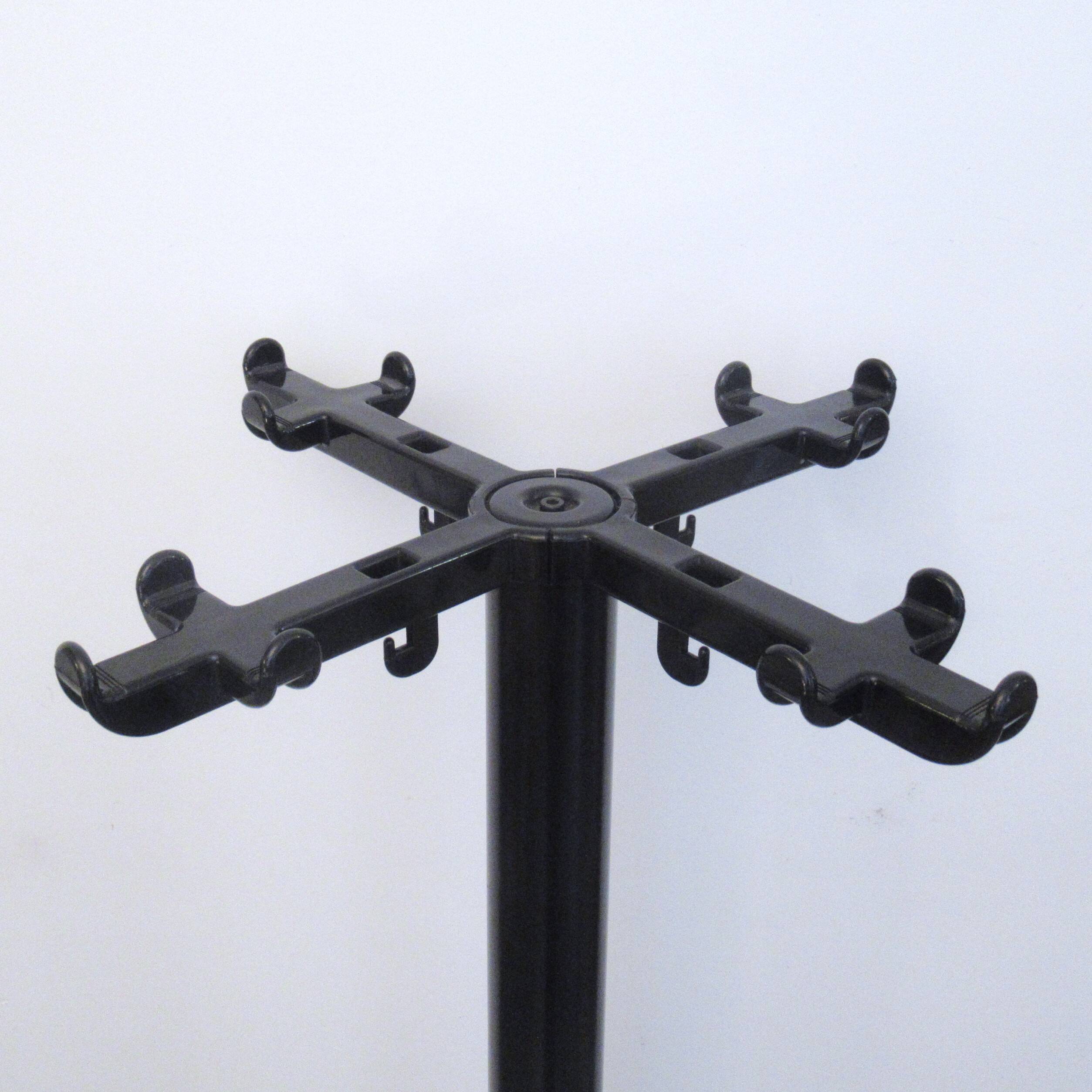 Ettore Sottsass Olivetti black Synthesis coat rack 1973