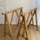 Vintage Bamboo trestles from the 60s/70s for desk, table, side table